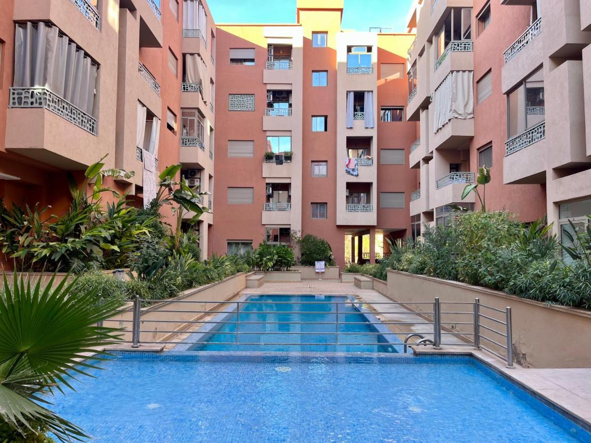 Bel Appartement A Marrakech En Residence Avec Piscine - Fibre & Netflix Марракеш Экстерьер фото